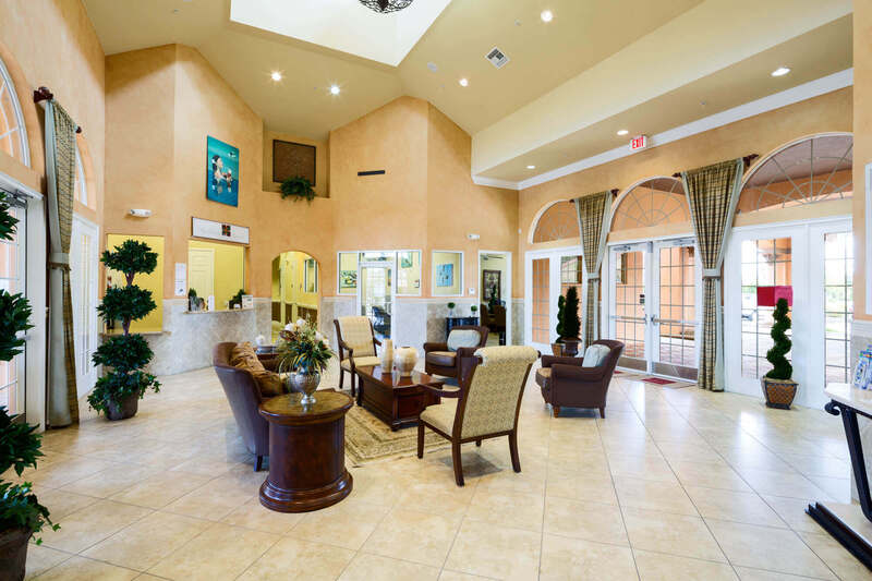 Clubhouse lounge
