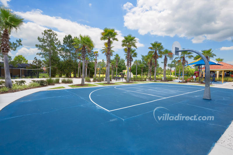 Basketball press court at Terra Verde resort	