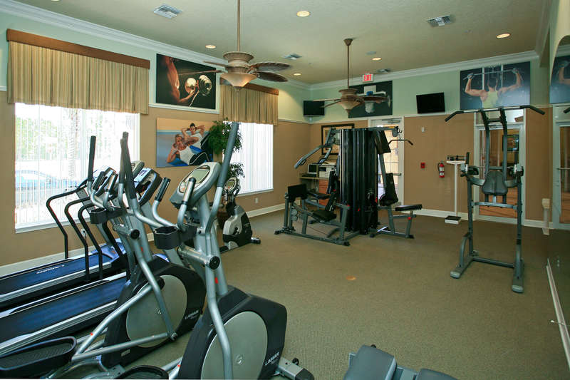 Well equipped exercise center