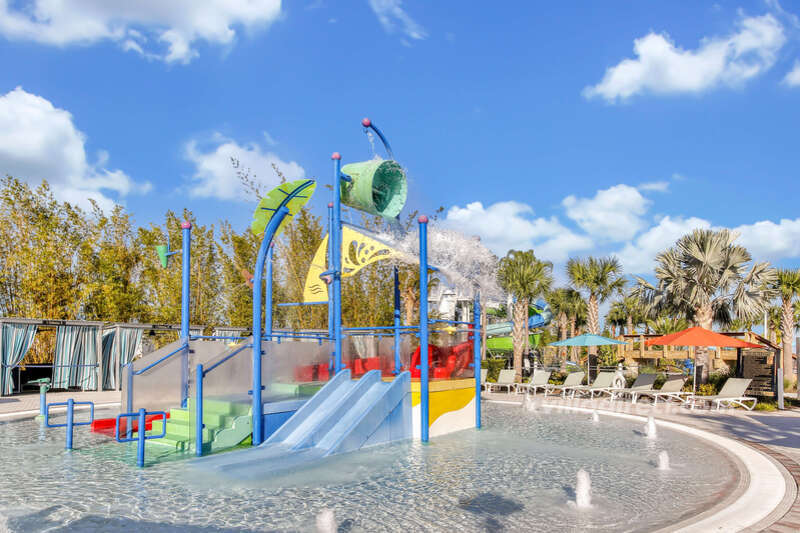 Kids splash zone