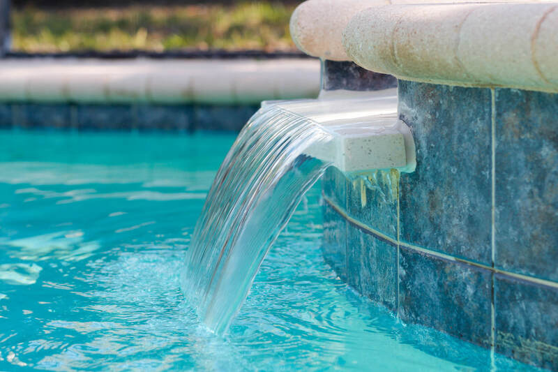 Enjoy the bubbling spa pool