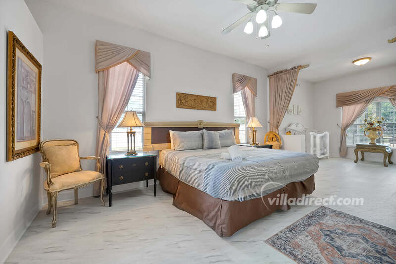 Master bedroom suite