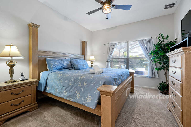 Master bedroom suite