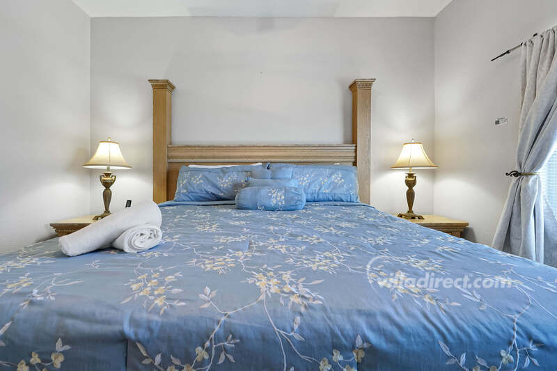 King-size master bed