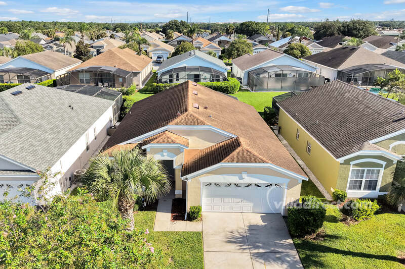 Butterfly view of the house