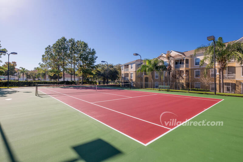 Resort tennis courts