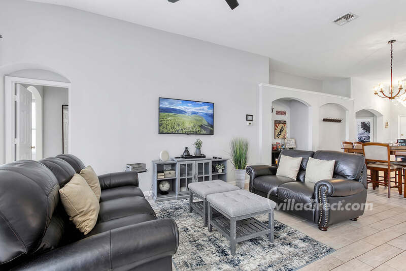 Spacious open plan living