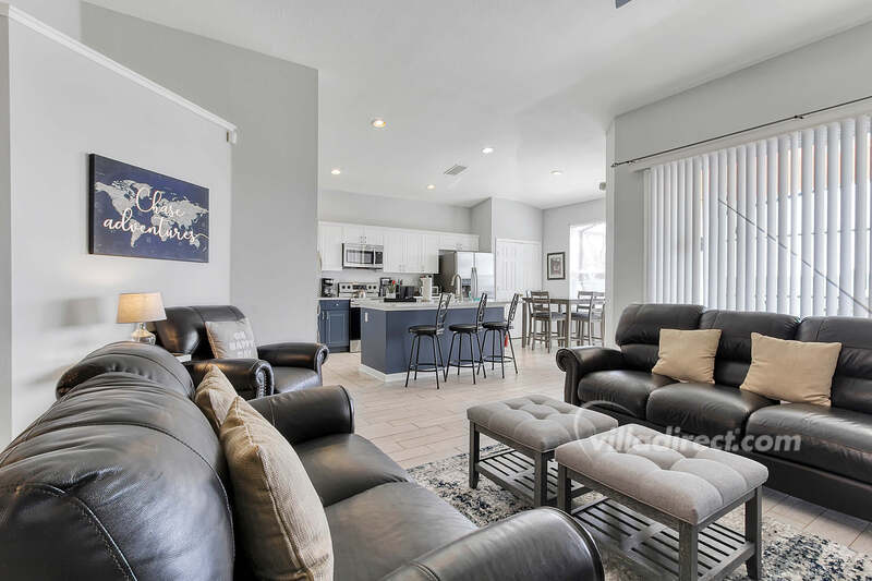 Open plan living space