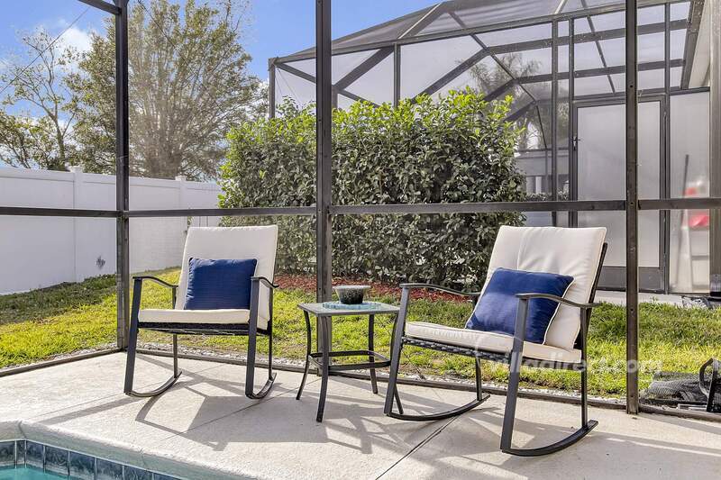 Rocking chairs on the deck
