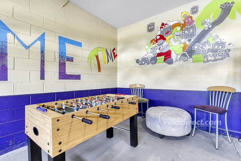 Game room: foosball