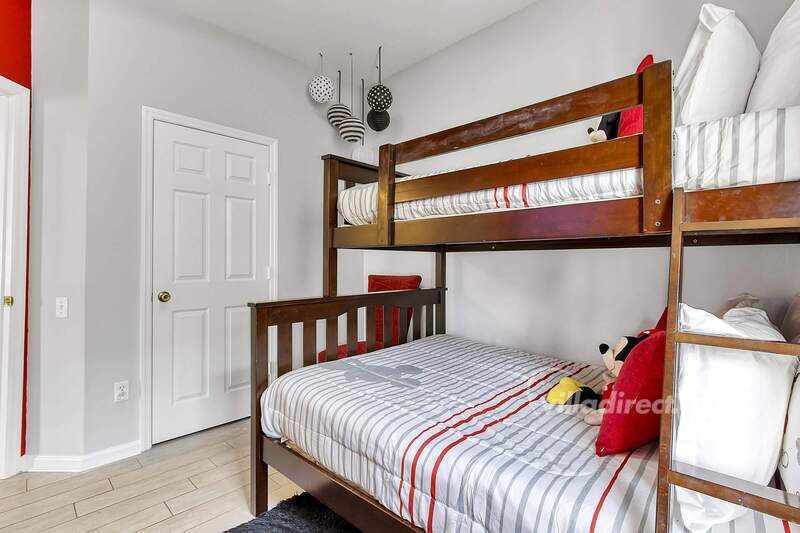 Bedroom 3: Mickey bunk bed