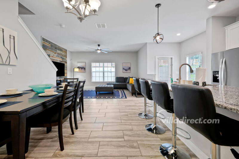 Dining thru family room