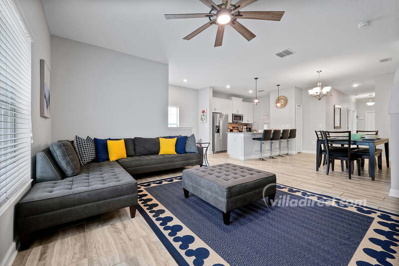 Open plan living space