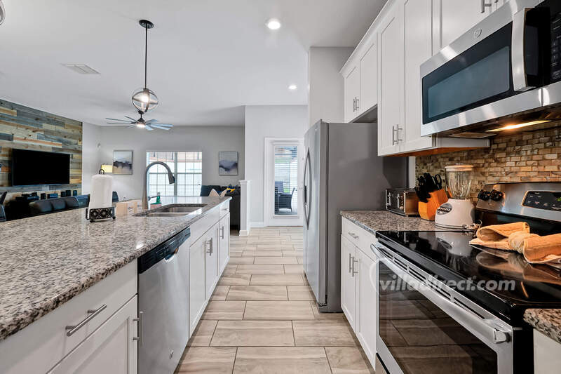 Family sized kitchen