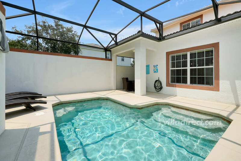 Private, walled pool