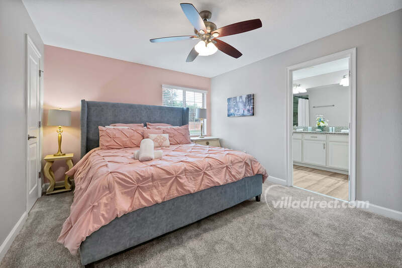Master bedroom suite