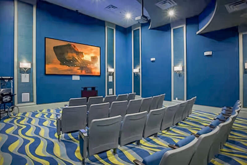 Clubhouse movie theater