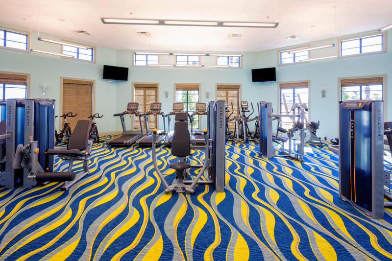 Clubhouse fitness center