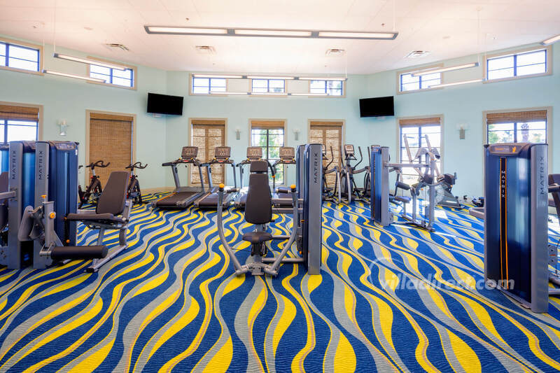 Clubhouse fitness center