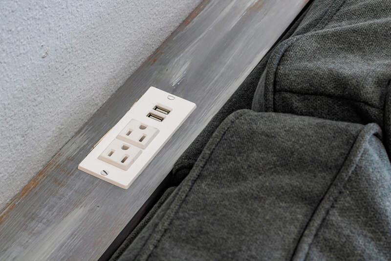 USB/Charge ports in family room
