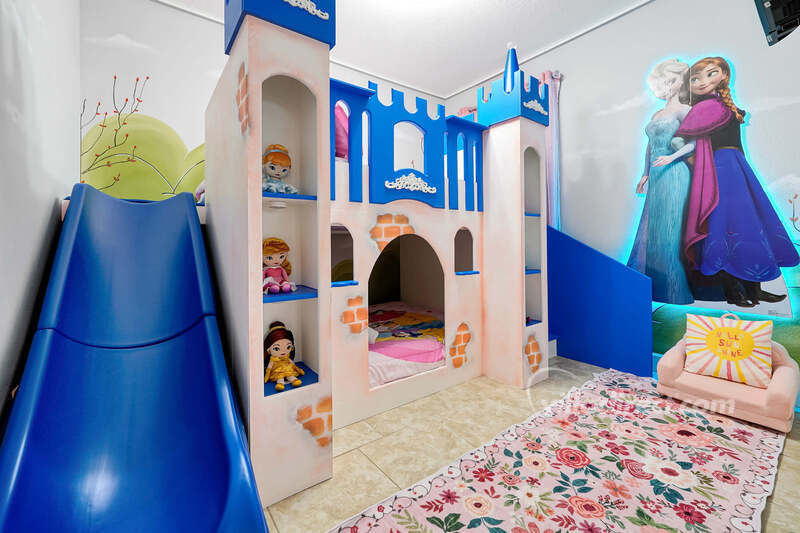 Princess castle bedroom