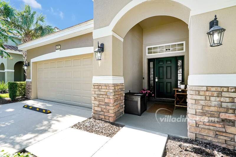 Driveway and front door