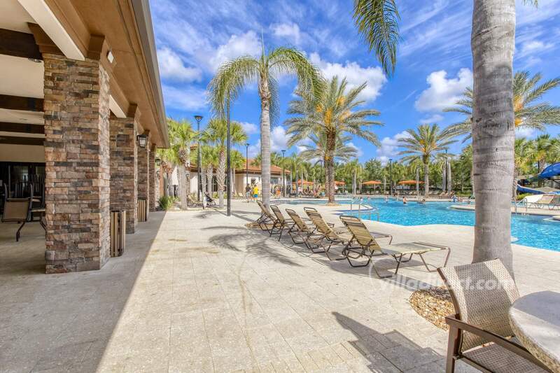 Resort pool loungers