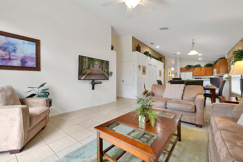 Open plan family room