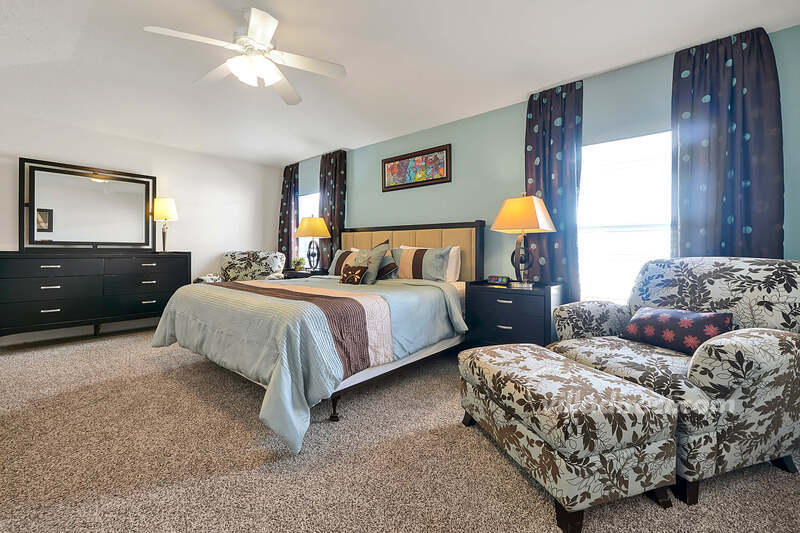 Master bedroom suite