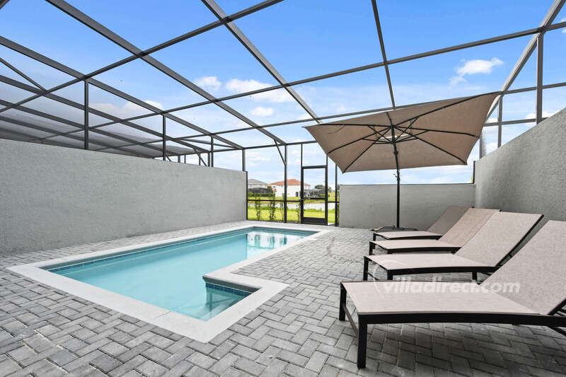 Loungers by the pool