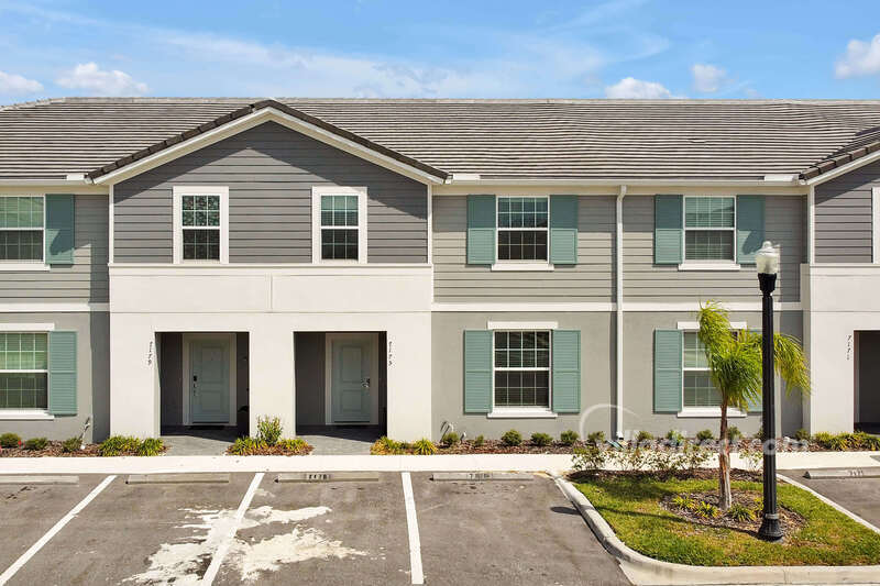 Townhome and parking
