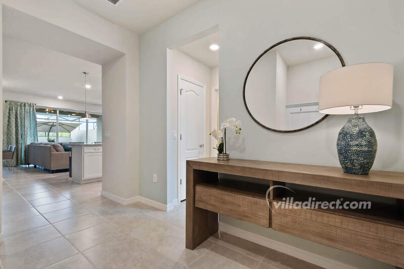Entry hall to family room