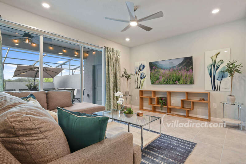Family room and lanai doors