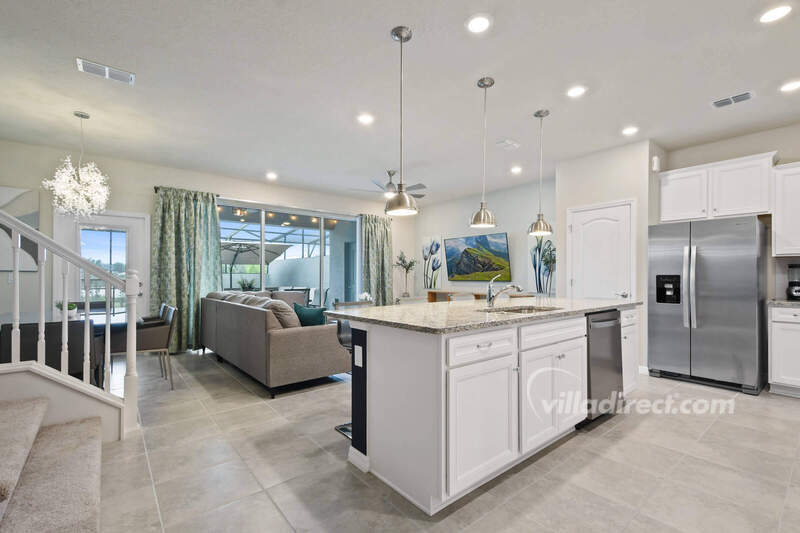 Kitchen to family room