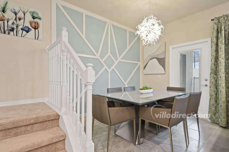 Dining area by the stairs