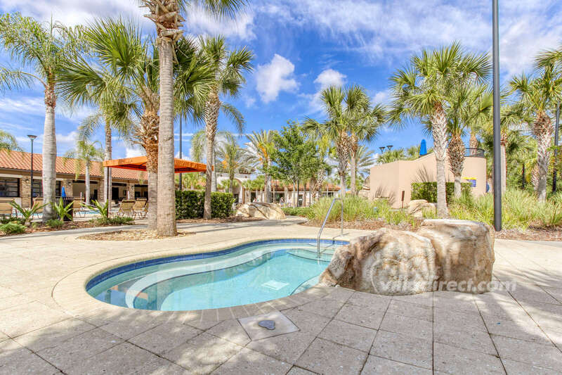 Resort hot tub