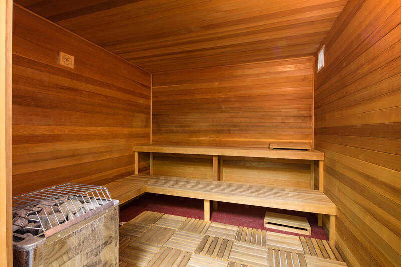 Clubhouse sauna