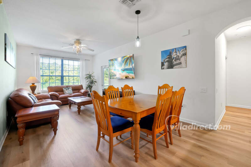 Open plan living area
