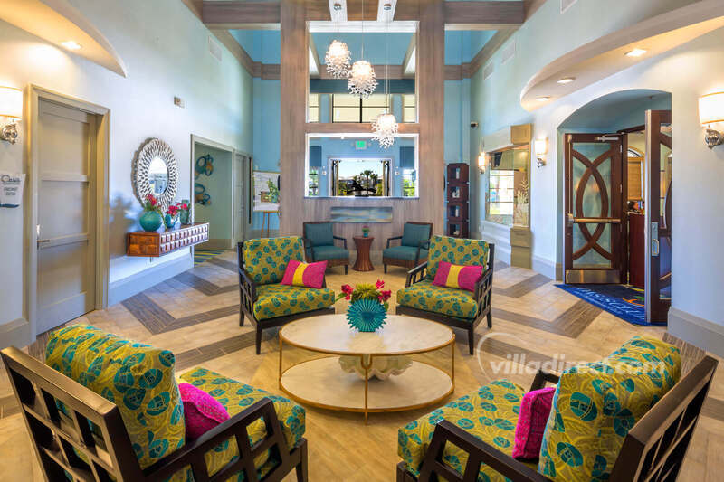 Clubhouse lobby