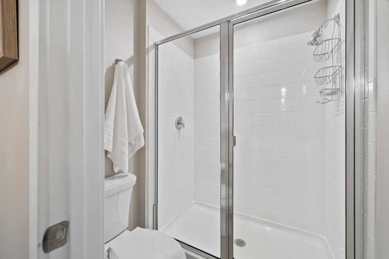 Spacious shower